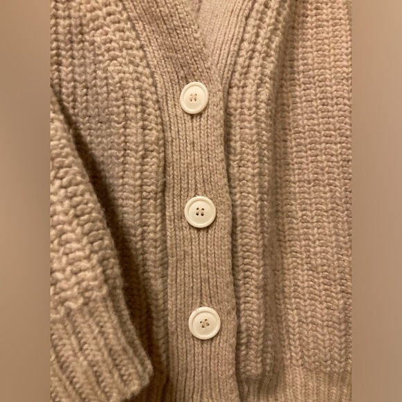 Babaa wool cardigan woman no19 mini rose - Picture 7 of 8